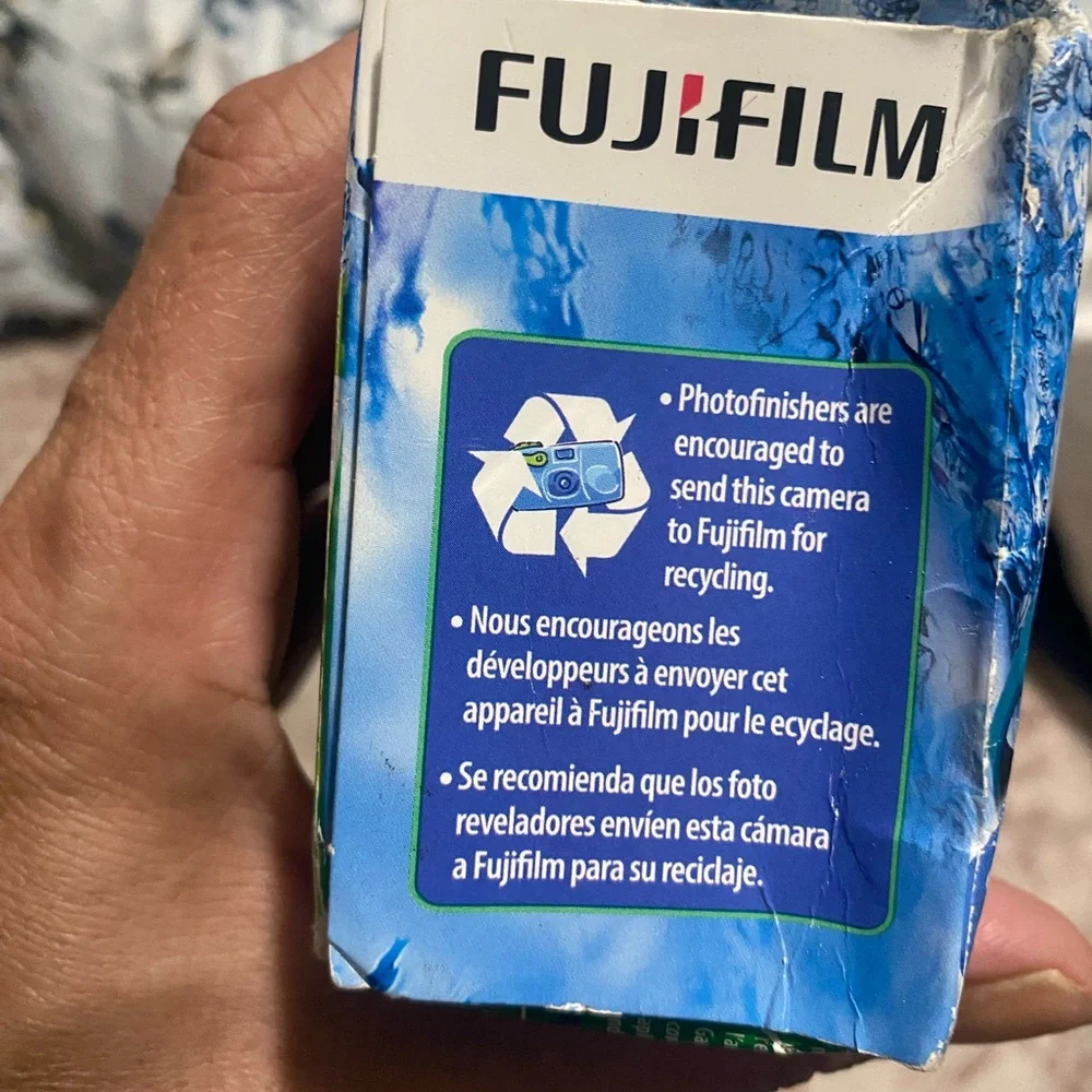 Fujifilm Underwater Camera Blue and Green for Casual Photography